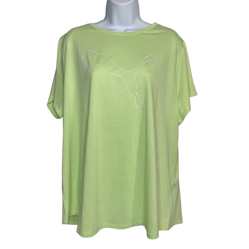 PUMA Moisture Wicking Mesh Back Crew Neck Tee Sz 2X